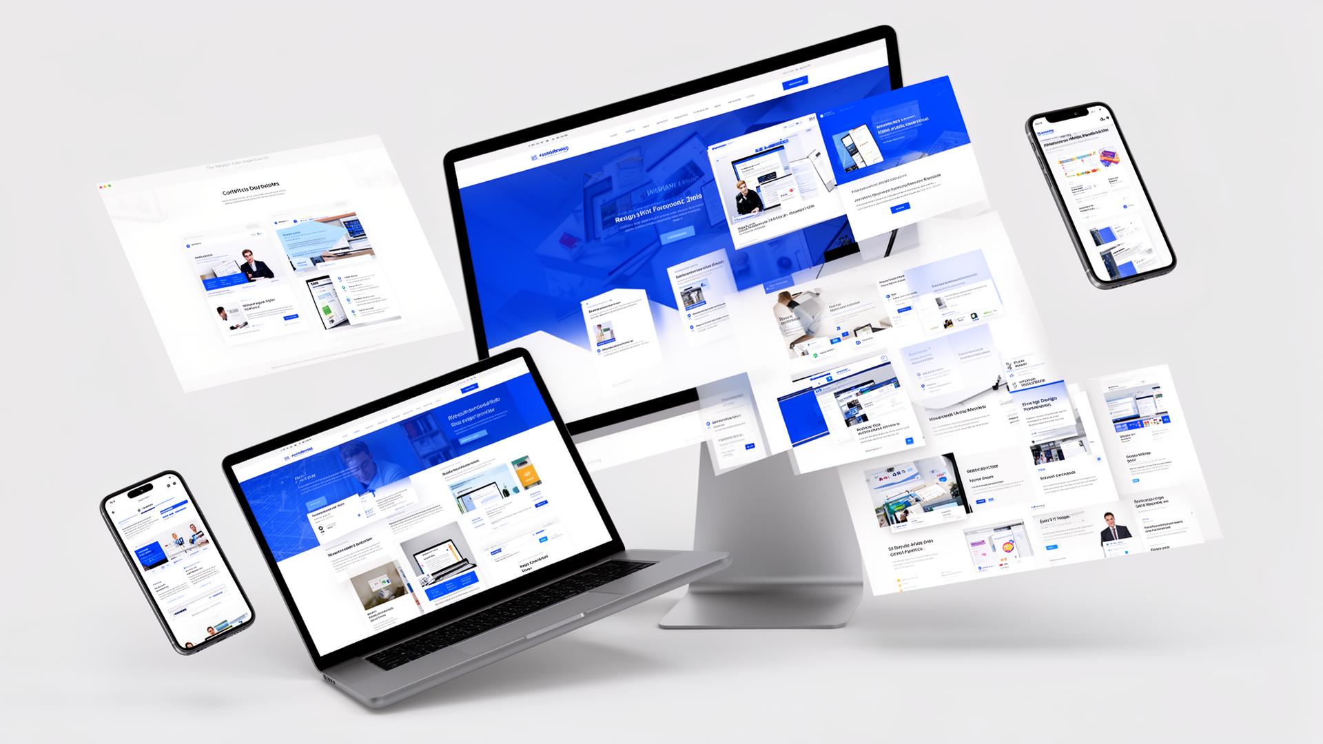 Modern responsive website designs